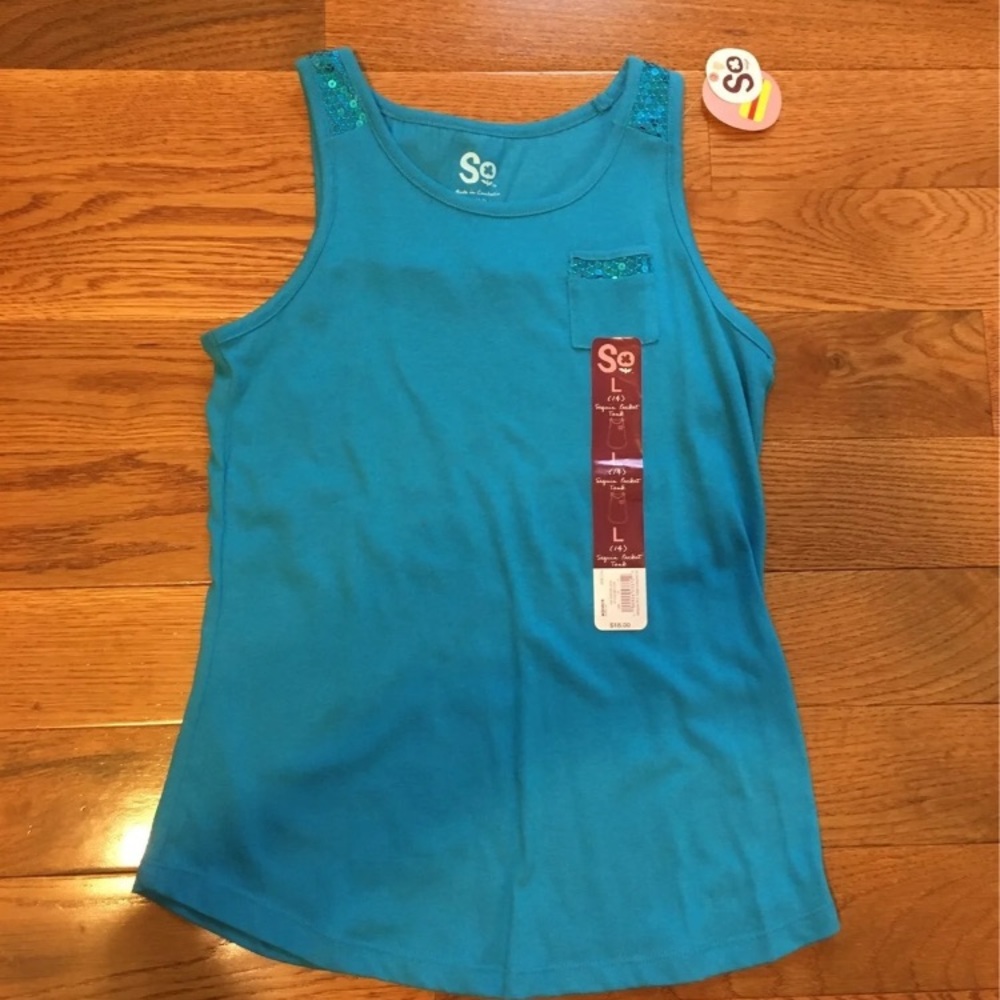 NWT Sequined Tank Top